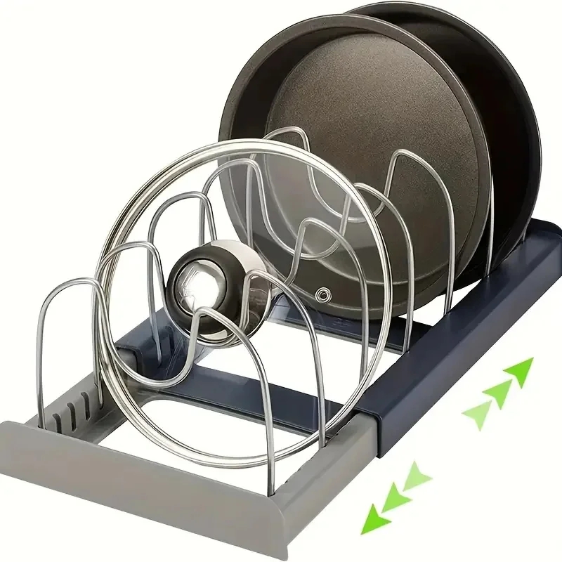 Meal Prep Organizer - رف تخزين من الفولاذ المقاوم للصدأ
