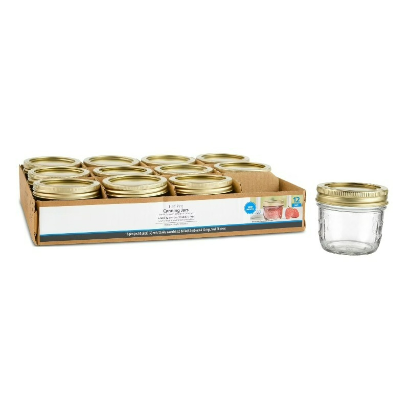Meal Prep Glass - برطمانات ماسون سعة 8 أونصة، برطمانات