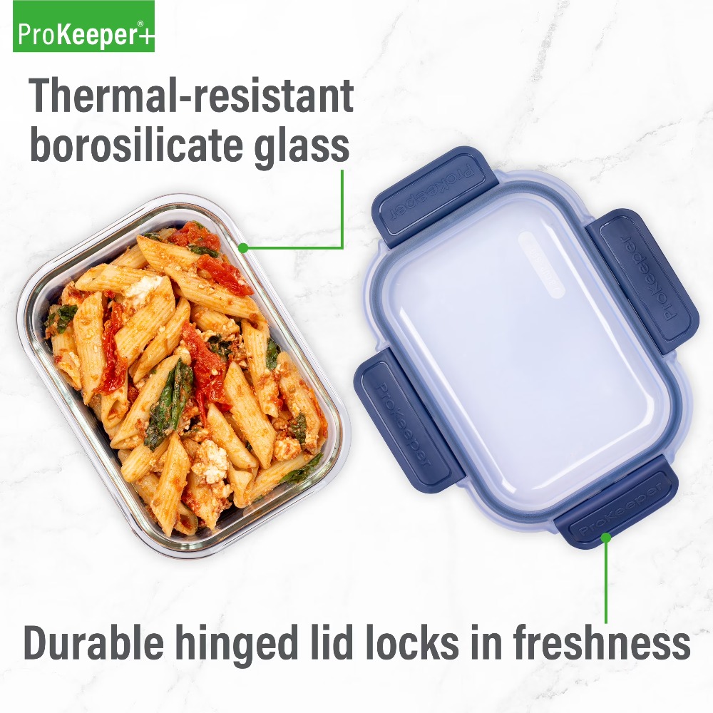 حاوية زجاجية لتخزين الطعام سعة - مراجعة Meal Prep Glass وسعره