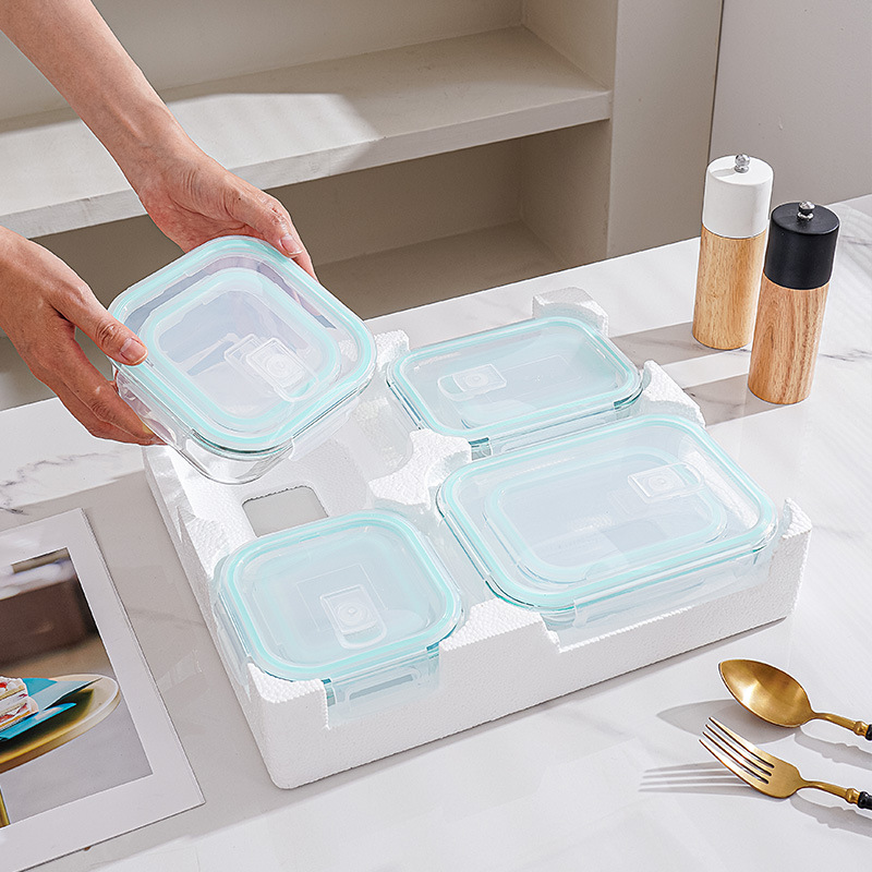 طقم غداء وتخزين زجاجي من 8 قطع - مراجعة Meal Prep Glass وسعره