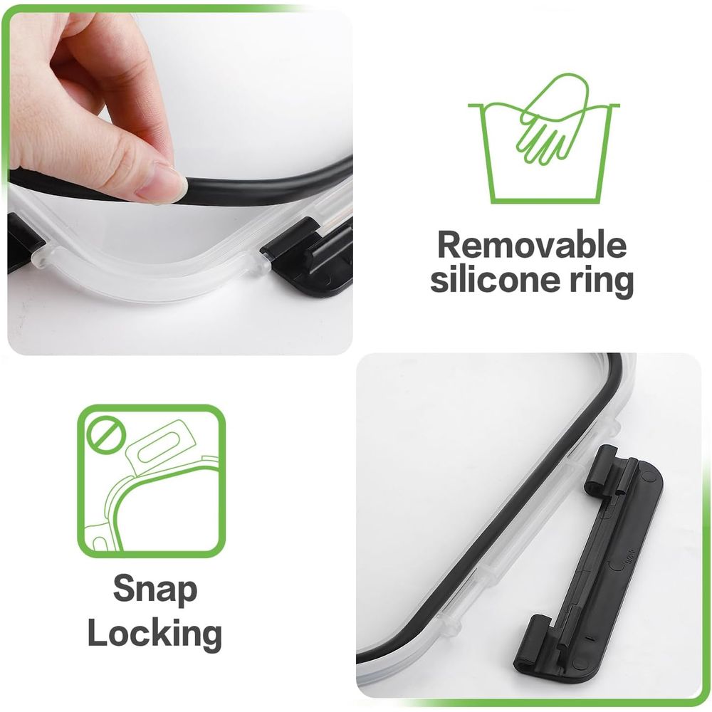 10 حاويات زجاجية من البوروسيلي - مراجعة Meal Prep Glass وسعره