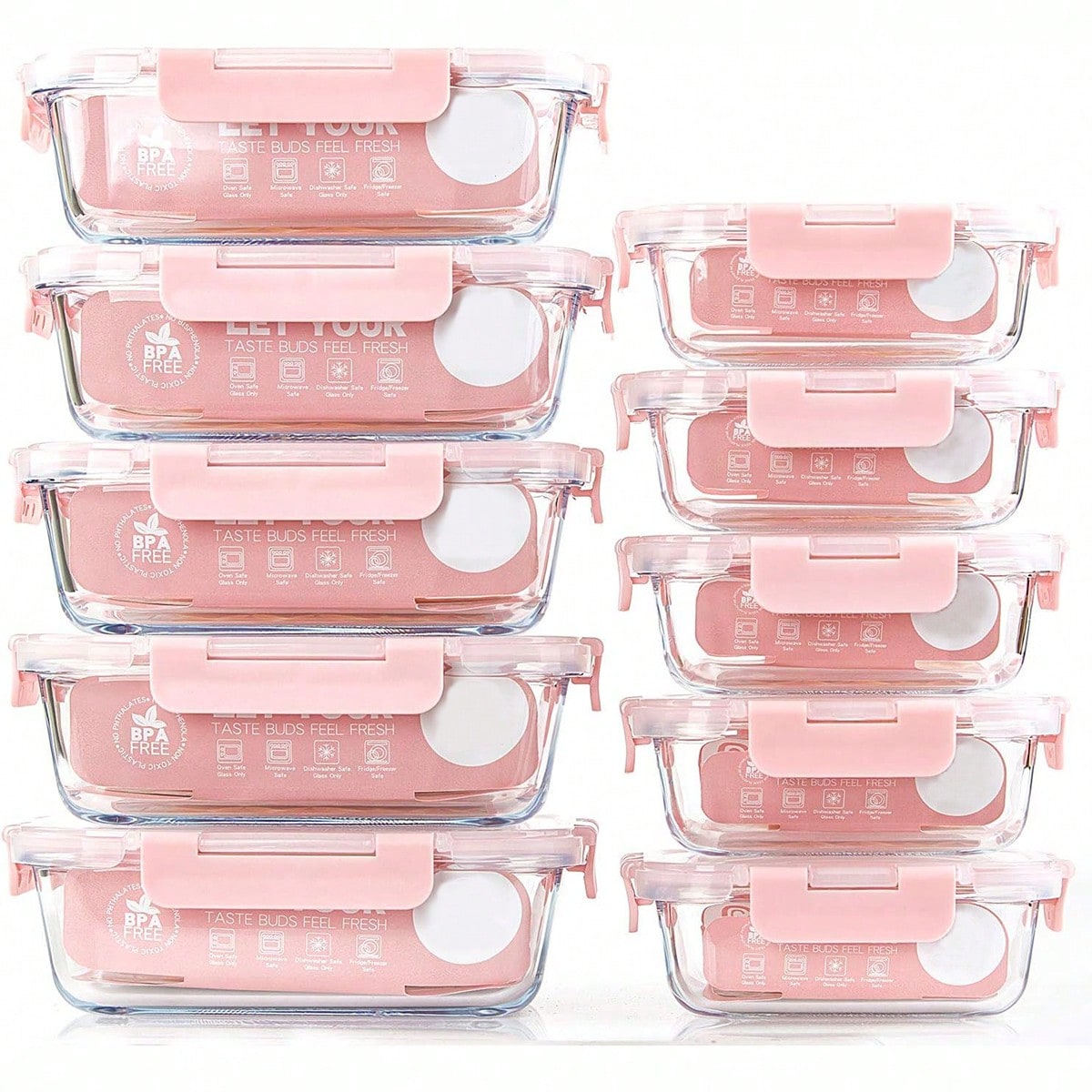 10 حاويات زجاجية لتحضير الوجبا - مراجعة Meal Prep Glass وسعره