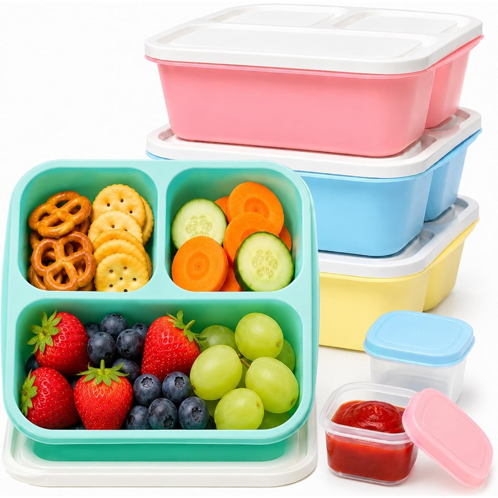 علبة طعام بنتو بثلاثة أقسام لل - مراجعة Meal Prep Healthy وسعره