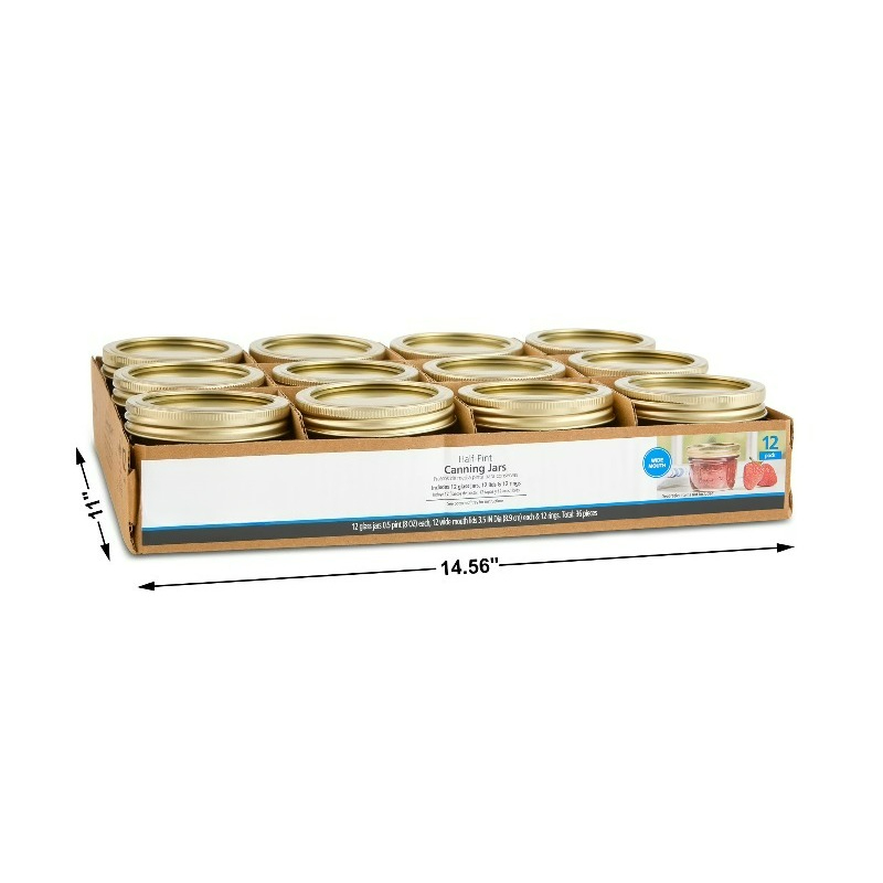 برطمانات ماسون سعة 8 أونصة، بر - مراجعة Meal Prep Glass وسعره