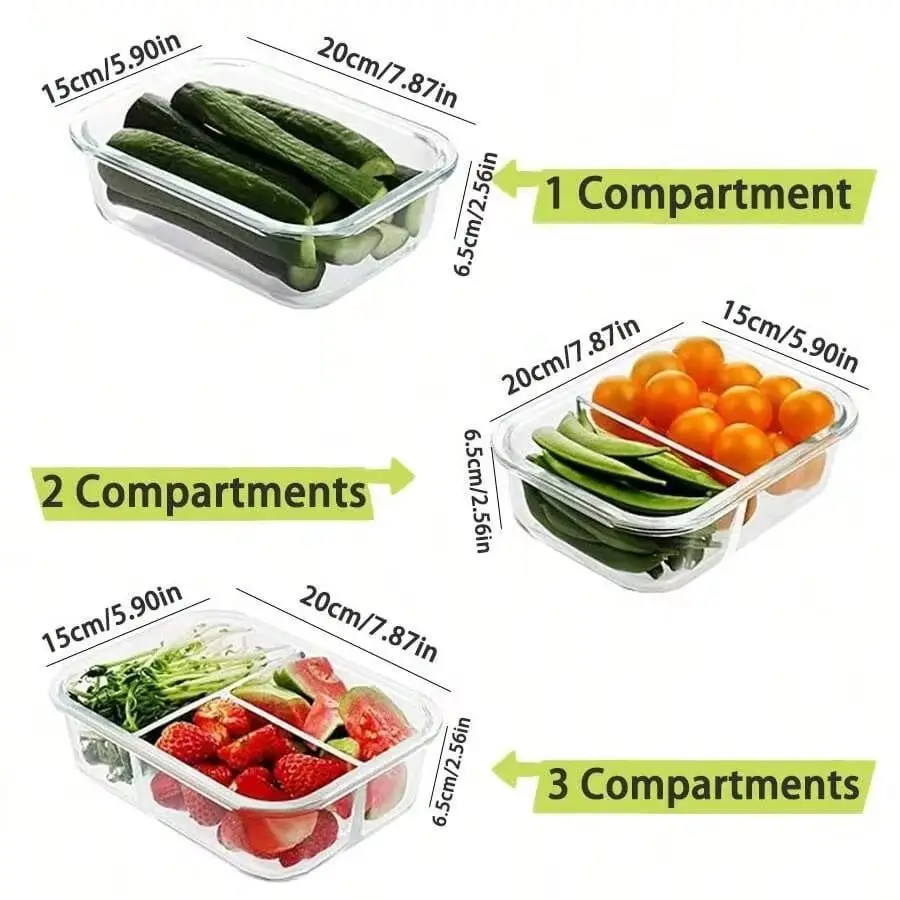 حاوية تخزين طعام زجاجية بغطاء، - مراجعة Meal Prep Glass وسعره